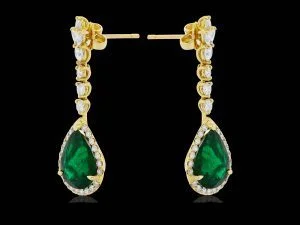 boucle oreille émeraude valeur